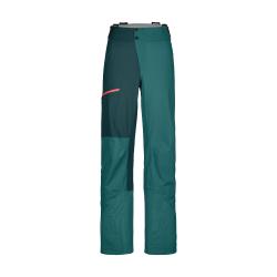 nohavice ORTOVOX 3L ORTLER PANTS W PACIFIC GREEN